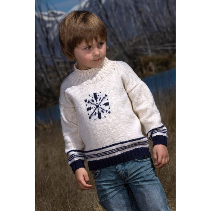 Lemonade Ice Sweater Knitting Pattern - 8Ply (LF04)-Pattern-Wild and Woolly Yarns