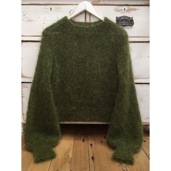 'Lucy Light' Balloon Sleeved Sweater Knitting Pattern-Pattern-Wild and Woolly Yarns