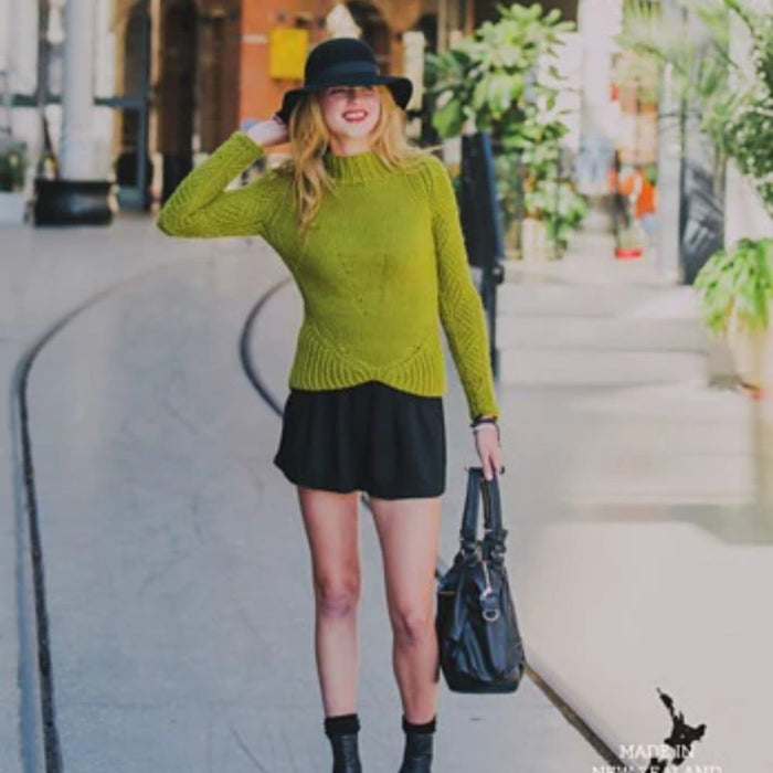 Shaped Sweater Knitting Pattern (CRU1455)-Pattern-Wild and Woolly Yarns