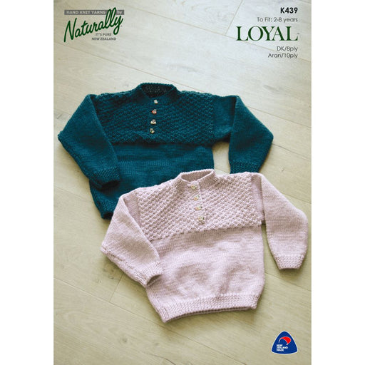 Sweater Knitting Pattern (K439)-Pattern-Wild and Woolly Yarns