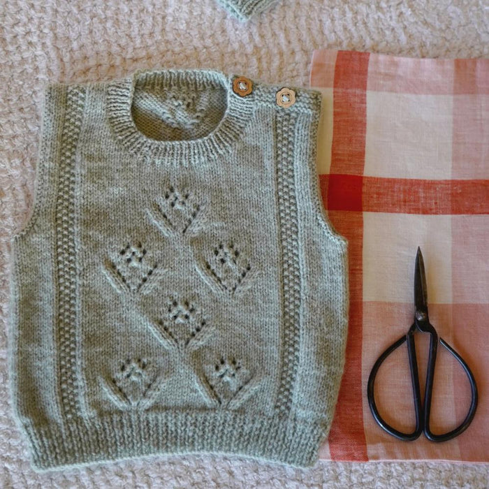 Posy Vest & Hat Knitting Pattern (BC147)-Lisa F Design-Wild & Woolly Yarns