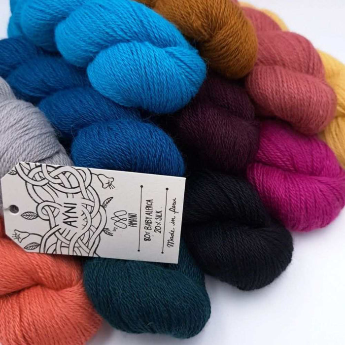 Amano Ayni - 4Ply-Yarn-Wentworth Distributors-Salt White (5000)-Wild & Woolly Yarns
