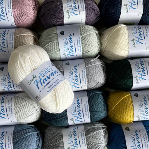 Baby Haven NZ Merino 4ply-Yarn-Wentworth Distributors-Grey Marle (332)-Wild & Woolly Yarns