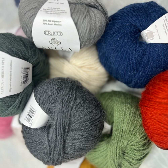 Crucci Aella Alpaca Merino - 8ply-Yarn-Crucci-Natural (1440)-Wild & Woolly Yarns
