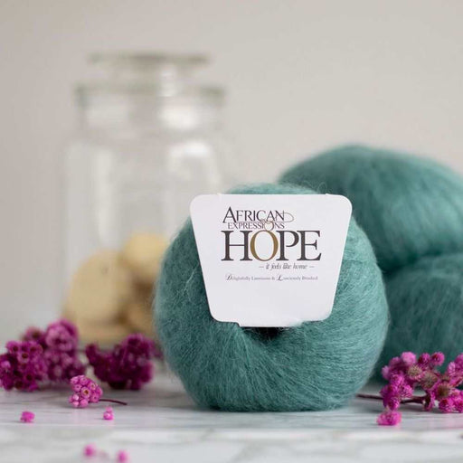 HOPE - African Expressions 2Ply Mohair-Yarn-African Expressions-Snowflake (6001)-Wild & Woolly Yarns