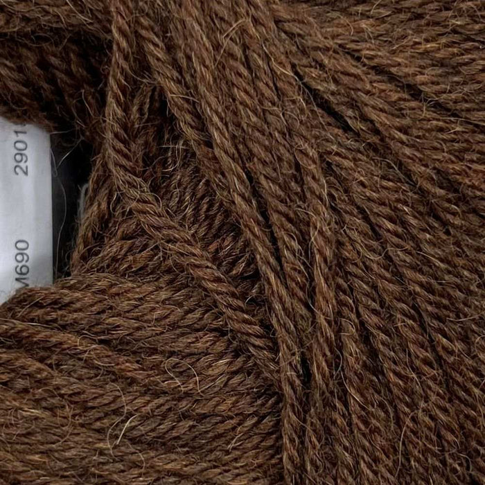 Indiecita EasyWash 100% Baby Alpaca - 8Ply-Yarn-Alpaca Yarns-Chestnut Melange (M690)-Wild & Woolly Yarns