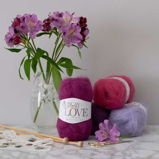 LOVE - African Expressions 12Ply Mohair-Yarn-African Expressions-Snow Drift (3001)-Wild & Woolly Yarns