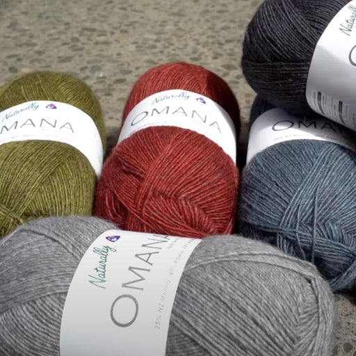 Omana Sock Yarn - 4Ply-Yarn-Wentworth Distributors-Charcoal (23)-Wild & Woolly Yarns