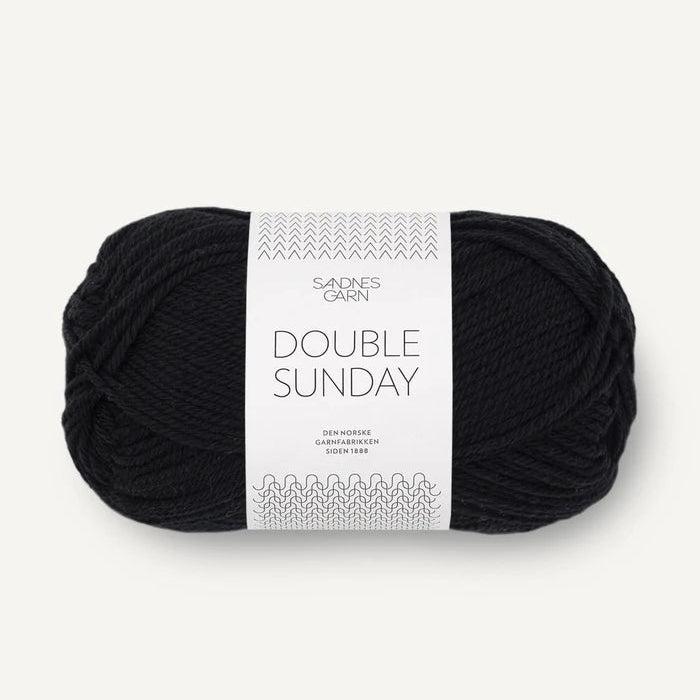 Sandnes Garn Double Sunday - 8ply-Yarn-Sandnes Garn-Black (1099)-Wild & Woolly Yarns