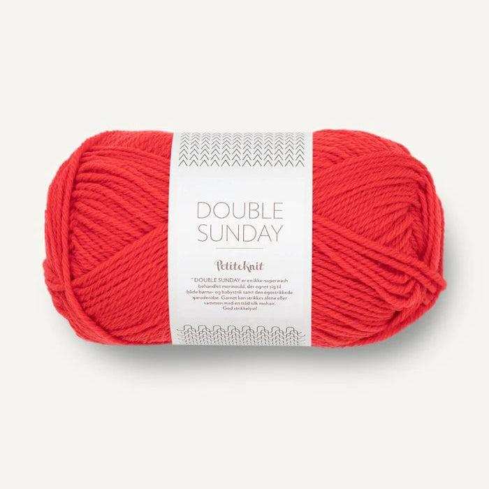 Sandnes Garn Double Sunday - 8ply-Yarn-Sandnes Garn-Poppy (4008)-Wild & Woolly Yarns