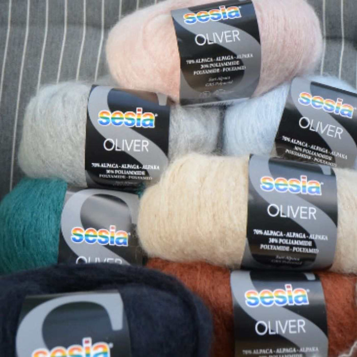 Sesia Oliver Suri Alpaca - 2ply-Yarn-Wentworth Distributors-Midnight Express (0067)-Wild & Woolly Yarns