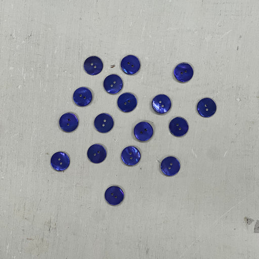 Agoya Shell Buttons - Purple (15mm)-buttons-Wild and Woolly Yarns
