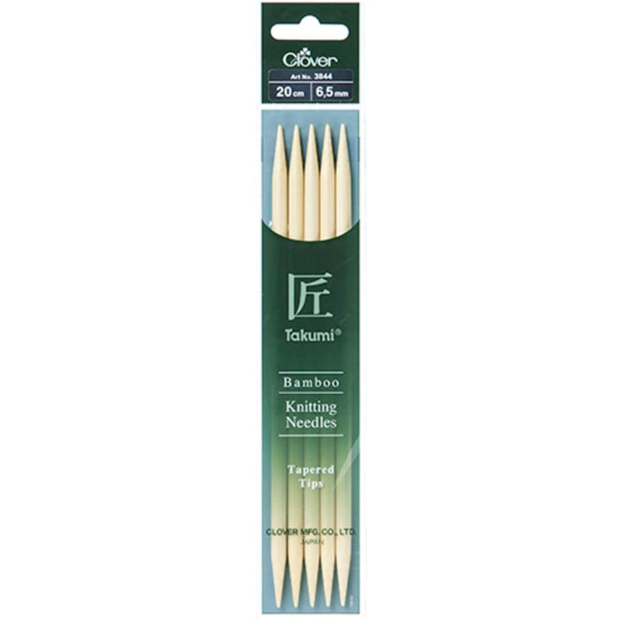 Double Pointed Sets of Bamboo Needles - 20cm-needles & accessories-Wild and Woolly Yarns