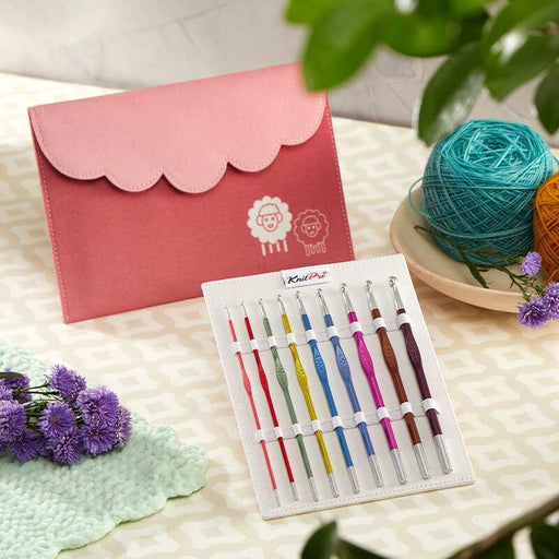 KnitPro Zing Crochet Hook Set-needles & accessories-Trendy Trims-Wild & Woolly Yarns
