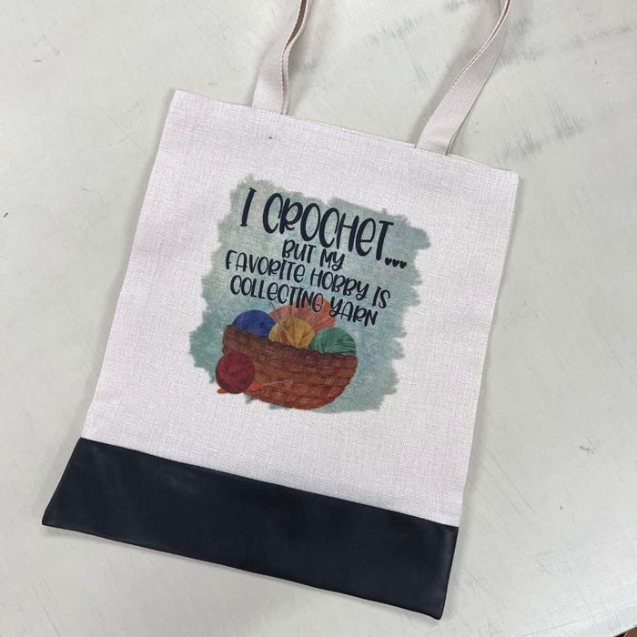 Knitting / Crochet Tote Bag - Crochet Yarn Collector-needles & accessories-Cotton Road-Wild & Woolly Yarns