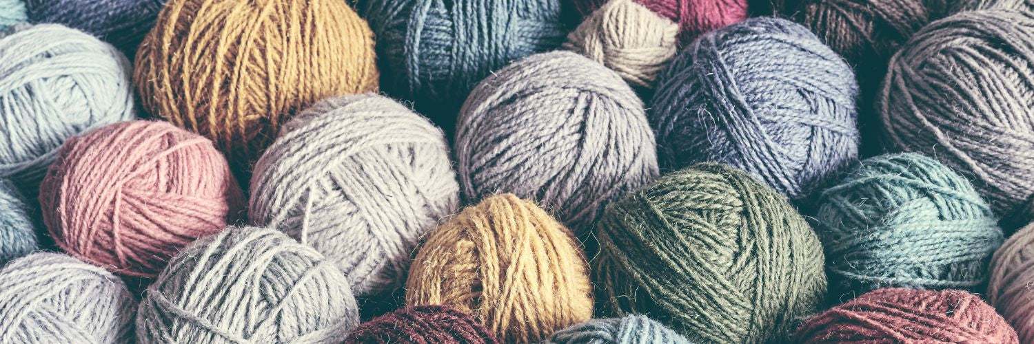 Craft Yarn Council standard yarn weight chart showing yarn categories 0 to 7 with symbols and measurements