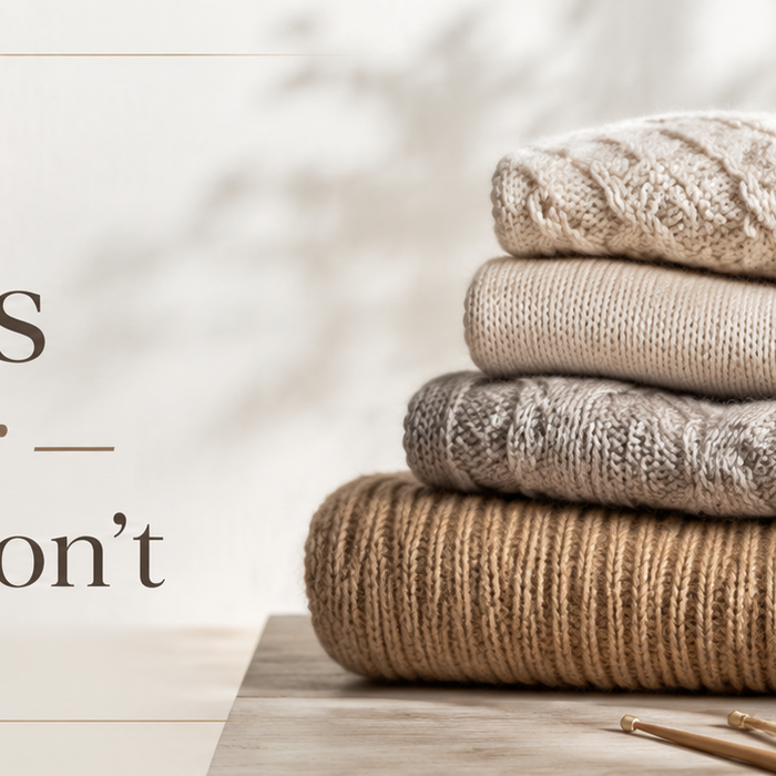 So, what makes a handknit look expensive?