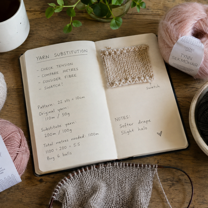 How to substitute yarn in a knitting pattern – Wild & Woolly Yarns NZ