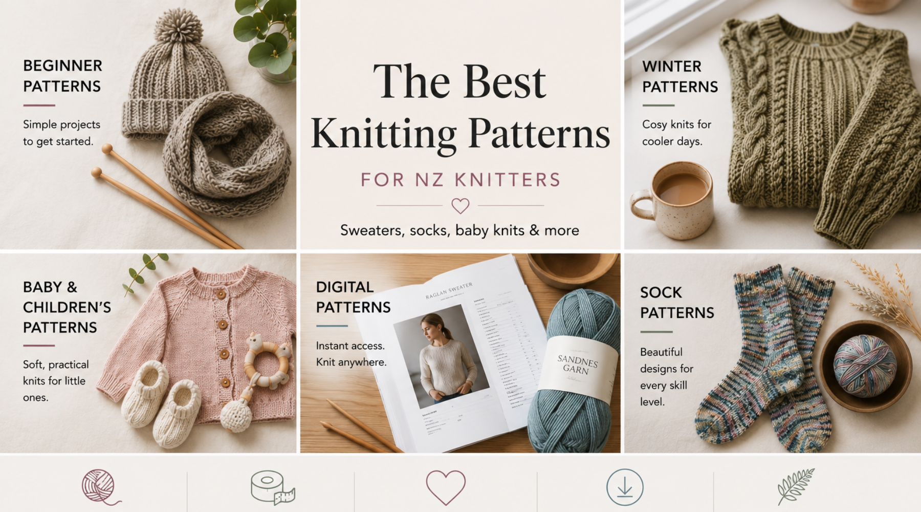 The Best Knitting Patterns for NZ Knitters