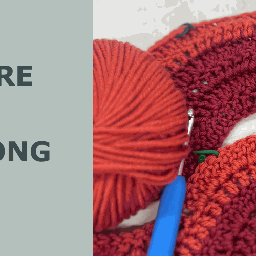 2025 temperature blanket crochet along pattern and weekly temperature tracking table