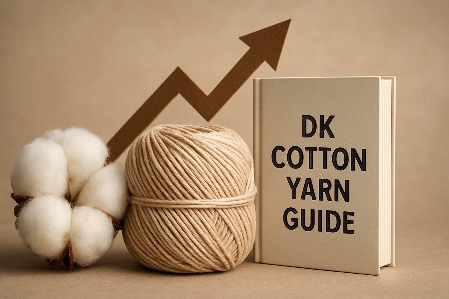 High-quality DK cotton yarn skeins in various colors and textures for crafting projects in 2026