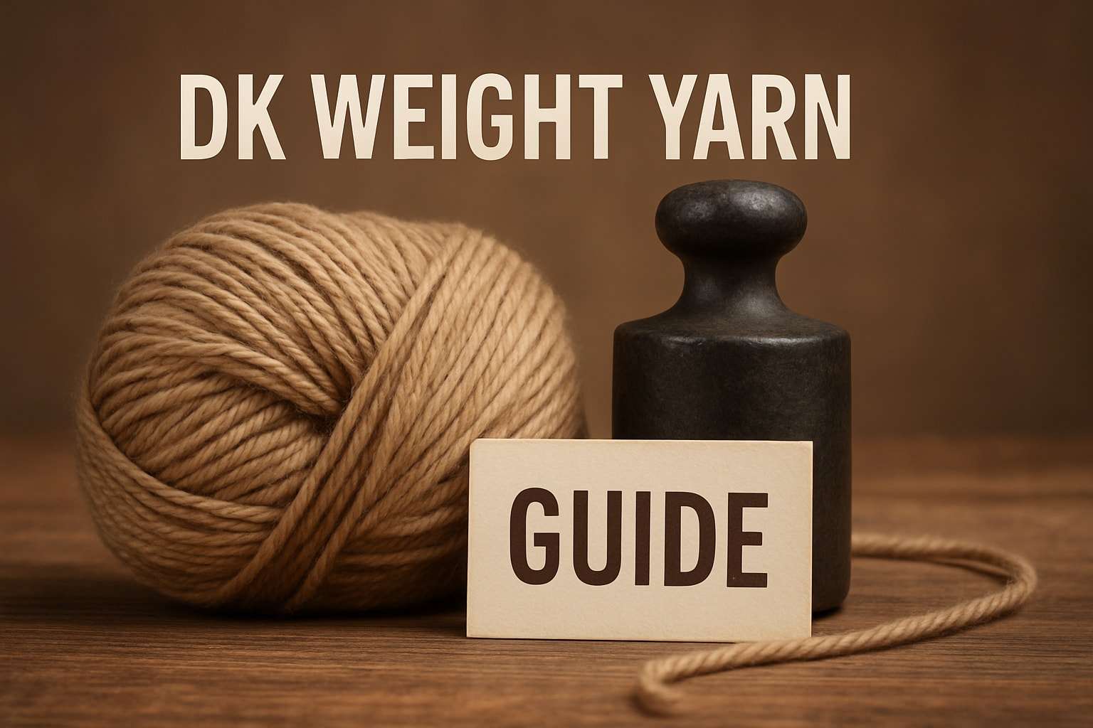 High-quality photograph of multiple colorful skeins of dk weight yarn arranged together