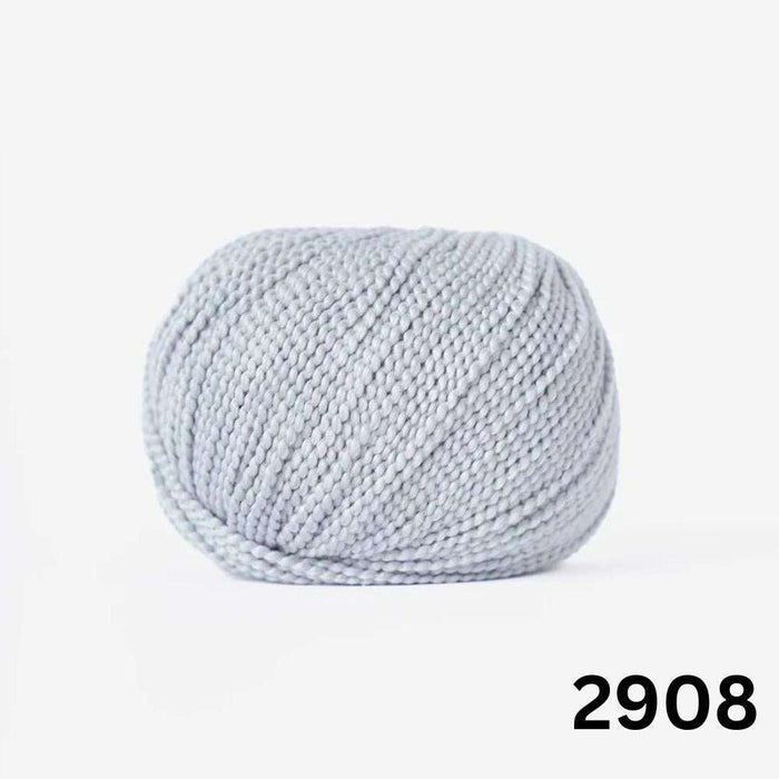 Amano Palma organic cotton 10 ply yarn ball with textured natural undulating pattern