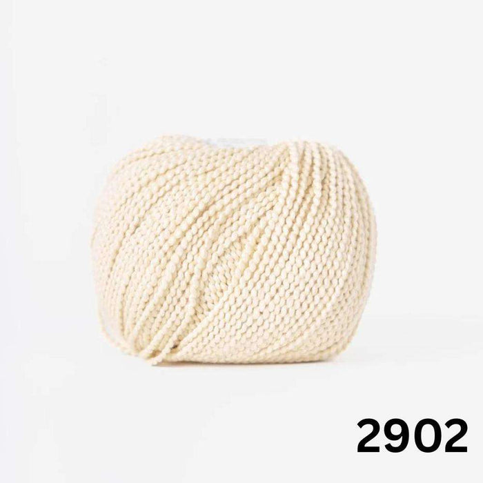 Amano Palma Organic Cotton 10 ply yarn in natural color ball showcasing soft, breathable texture ideal for summer knitting and crochet projects