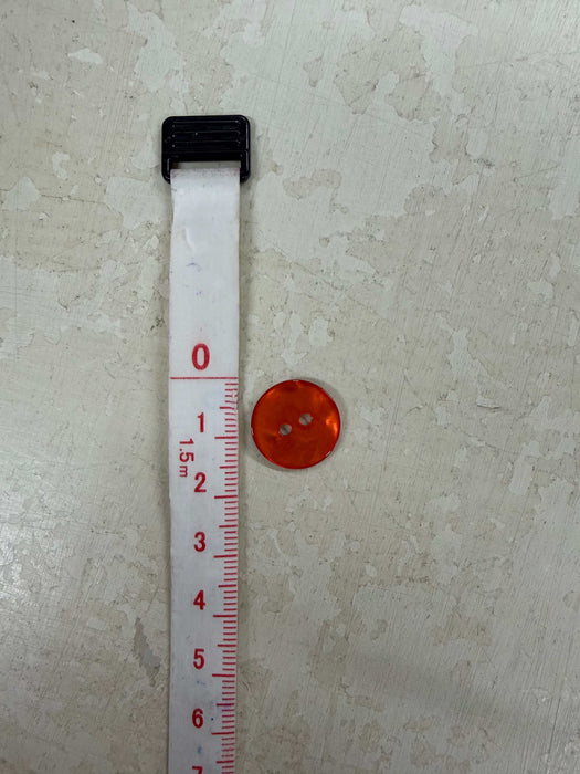 Agoya Shell Buttons - Orange (15mm)