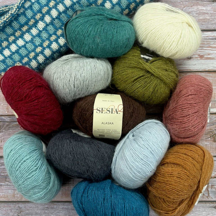 Sesia Alaska Alpaca, Wool, Cashmere - 8ply-Yarn-Wentworth Distributors-0067-Wild & Woolly Yarns