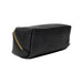 Black Project 36 Knitting Project Bag made of handcrafted urban leather with metal zipper closure and multiple compartments