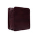 Project 83 needle organizer in dark cherry leather with compartments for interchangeable circular knitting needles