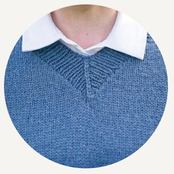 V Neck Neck Top Down Sweater in beige knitwear design