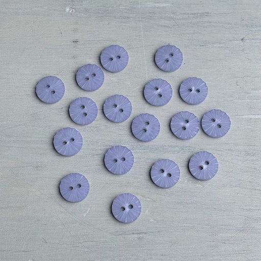 Abbey 2-Hole Buttons – Silver-Buttons-Trendy Trims-13 mm (20L)-Wild & Woolly Yarns