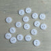 Abbey 2-Hole Buttons – White-Buttons-Trendy Trims-13 mm (20L)-Wild & Woolly Yarns