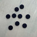 Abbey Lana Gatto Merinocot Matte Buttons – Charcoal-Buttons-Trendy Trims-11.5 mm (18L)-Wild & Woolly Yarns