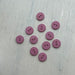 Abbey Lana Gatto Merinocot Matte Buttons – Rose-Buttons-Trendy Trims-11.5 mm (18L)-Wild & Woolly Yarns