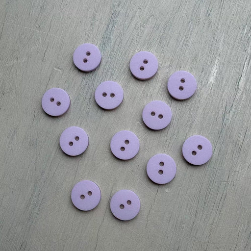 Abbey Lana Gatto Merinocot Matte Buttons – Soft Pink-Buttons-Trendy Trims-11.5 mm (18L)-Wild & Woolly Yarns
