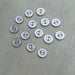 Abbey Purely Wool 2-Hole Buttons – Parchment-Buttons-Trendy Trims-11.5 mm (18L)-Wild & Woolly Yarns