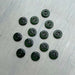 Abbey Purely Wool 2-Hole Buttons – Pine-Buttons-Trendy Trims-11.5 mm (18L)-Wild & Woolly Yarns