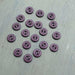 Abbey Purely Wool 2-Hole Buttons – Smokey Grape-Buttons-Trendy Trims-11.5 mm (18L)-Wild & Woolly Yarns