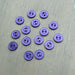Abbey Purely Wool 2-Hole Buttons – Wisteria-Buttons-Trendy Trims-11.5 mm (18L)-Wild & Woolly Yarns
