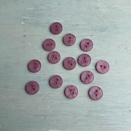 Abbey Rowan Baby Cashsoft Merino Buttons – Rosy-Buttons-Trendy Trims-14 mm (22L)-Wild & Woolly Yarns