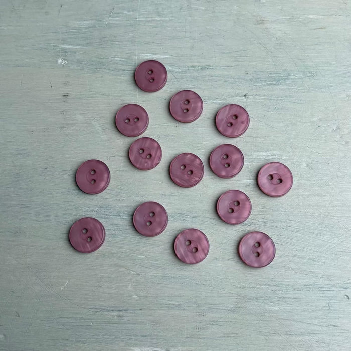 Abbey Rowan Baby Cashsoft Merino Buttons – Rosy-Buttons-Trendy Trims-14 mm (22L)-Wild & Woolly Yarns