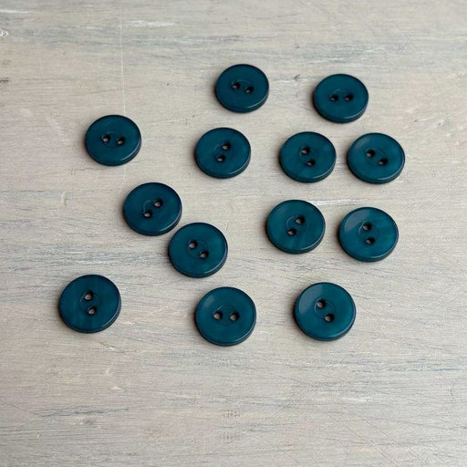 Abbey Rowan Baby Cashsoft Merino Buttons – Turquoise-Buttons-Trendy Trims-14 mm (22L)-Wild & Woolly Yarns