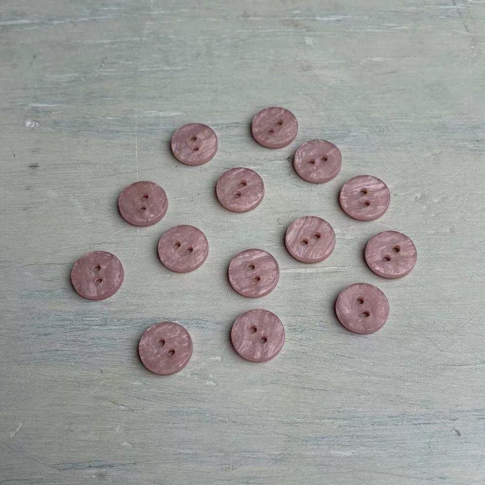 Abbey Rowan Baby Cashsoft Merino Buttons – Vintage Pink-Buttons-Trendy Trims-14 mm (22L)-Wild & Woolly Yarns