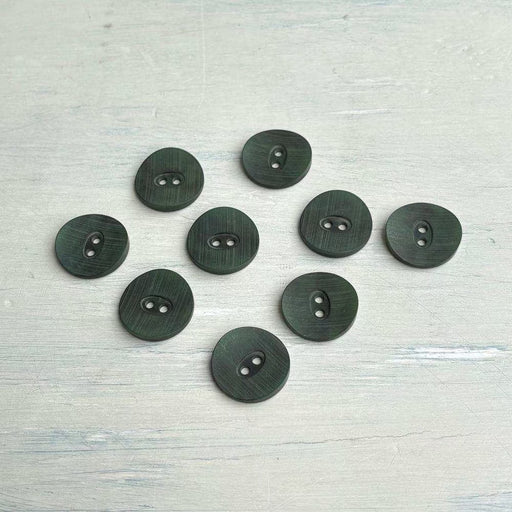 Abbey Rowan Big Wool Light Concave Buttons – Forest-Buttons-Trendy Trims-18 mm (28L)-Wild & Woolly Yarns