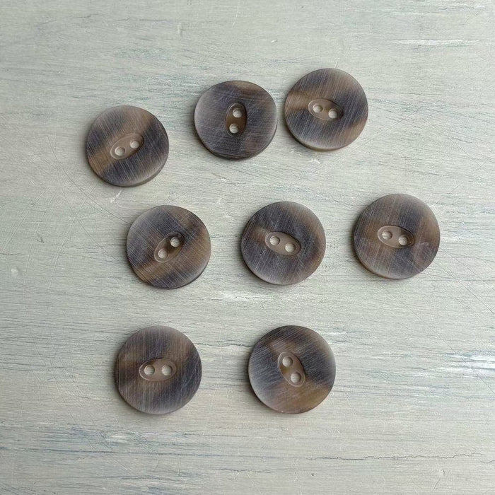 Abbey Rowan Big Wool Light Concave Buttons – Linen-Buttons-Trendy Trims-18 mm (28L)-Wild & Woolly Yarns
