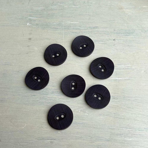 Abbey Rowan Big Wool Light Concave Buttons – Smoky-Buttons-Trendy Trims-18 mm (28L)-Wild & Woolly Yarns