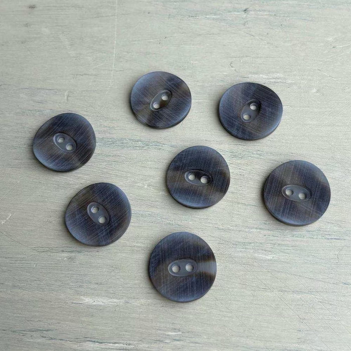 Abbey Rowan Big Wool Light Concave Buttons – Surf-Buttons-Trendy Trims-18 mm (28L)-Wild & Woolly Yarns
